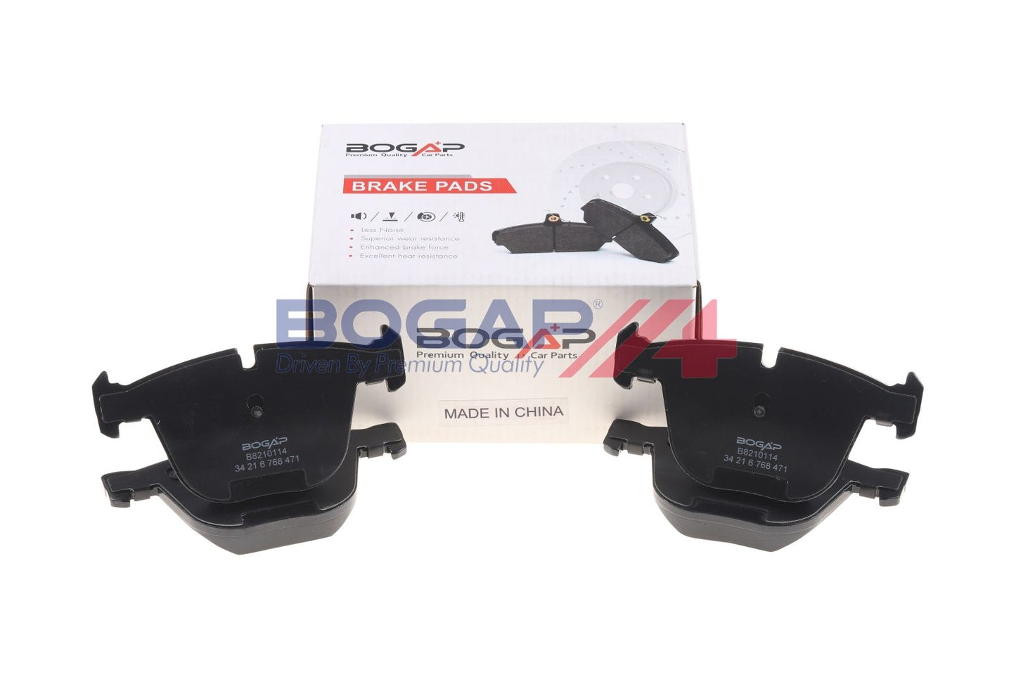 BOGAP B8210114 Brake Pad Set, Disc Brake