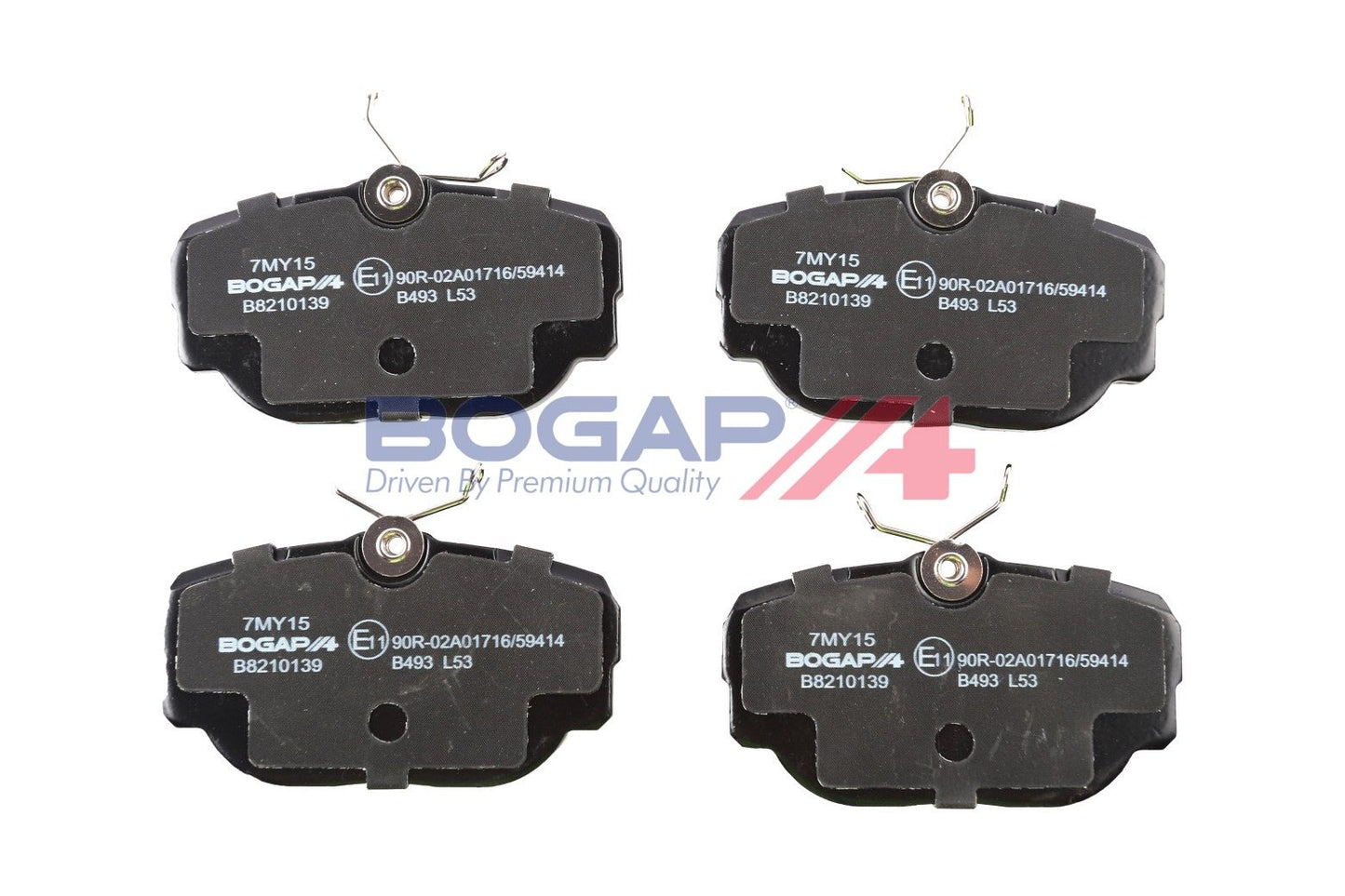 BOGAP B8210139 Brake Pad Set, Disc Brake