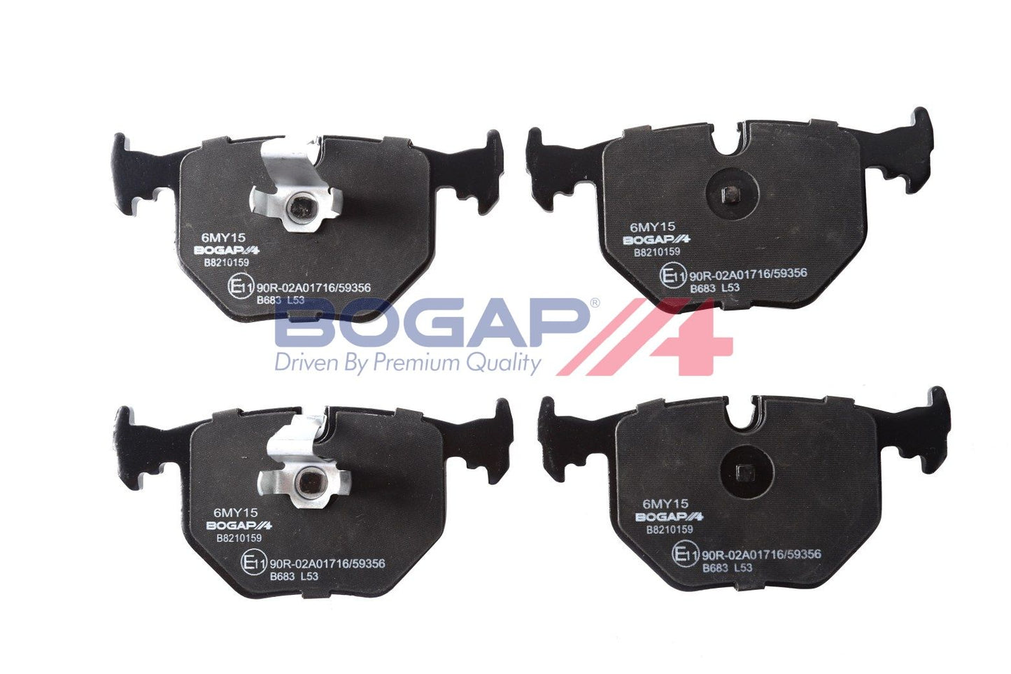 BOGAP B8210159 Brake Pad Set, Disc Brake