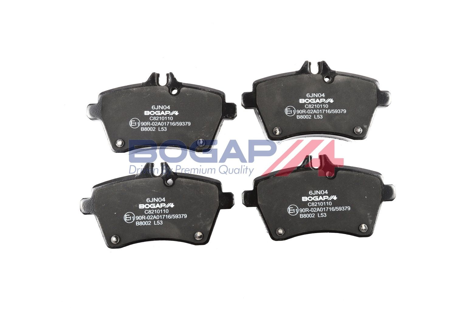 BOGAP C8210110 Brake Pad Set, Disc Brake