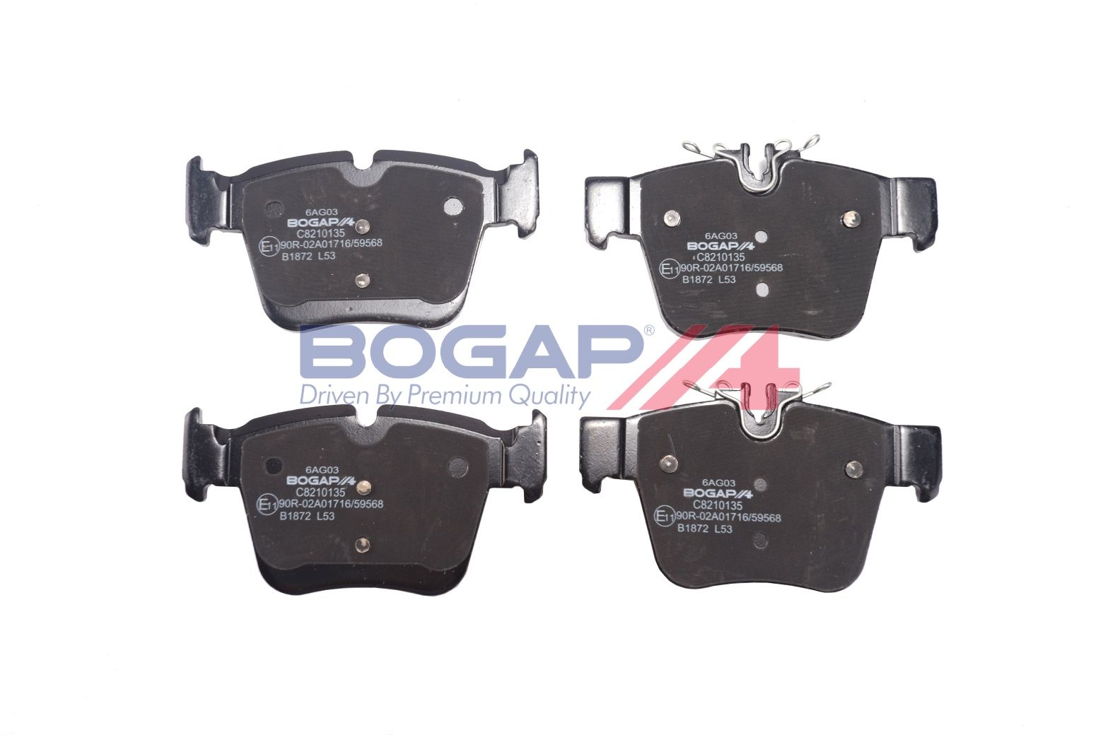 BOGAP C8210135 Brake Pad Set, Disc Brake