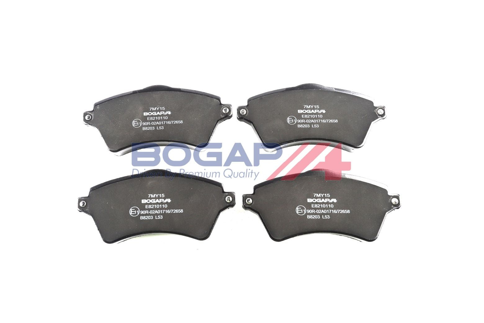 BOGAP E8210110 Brake Pad Set, Disc Brake
