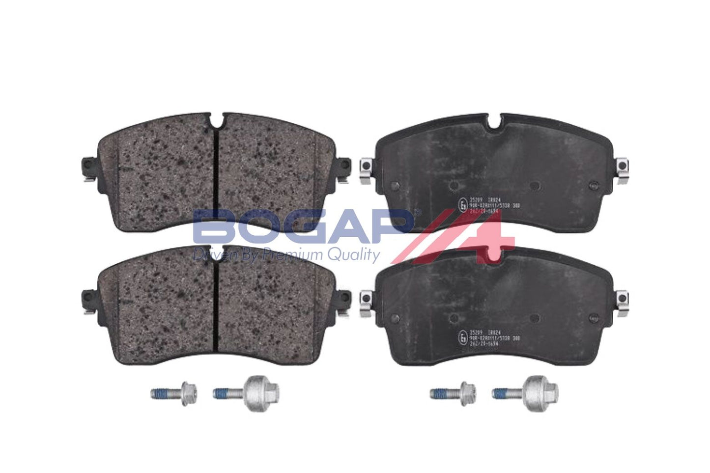 BOGAP J8210106 Brake Pad Set, Disc Brake