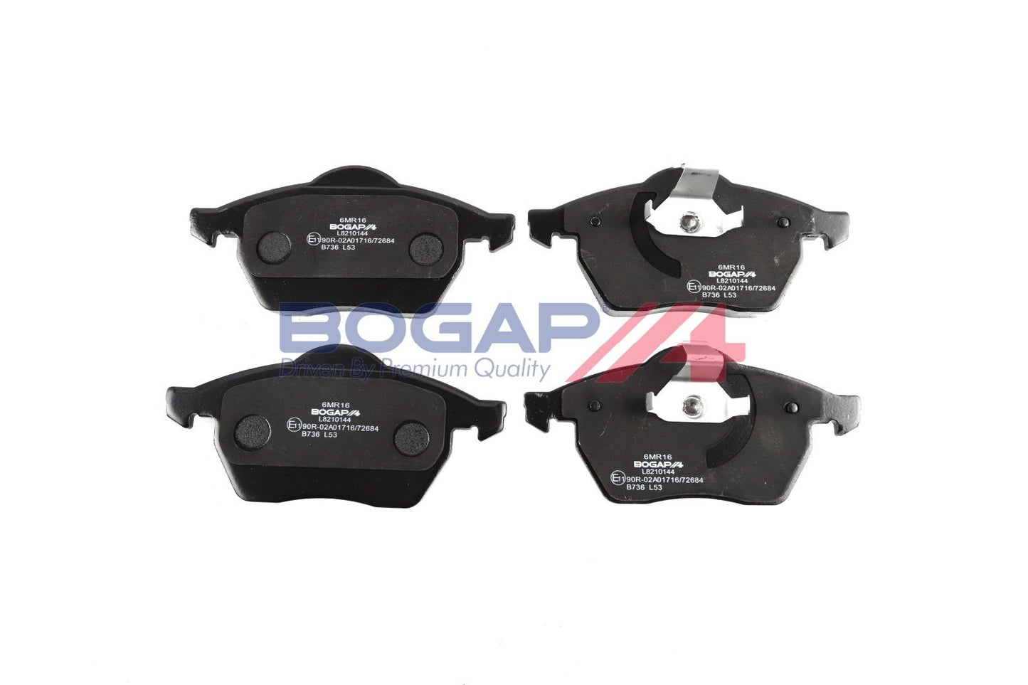 BOGAP L8210144 Brake Pad Set, Disc Brake
