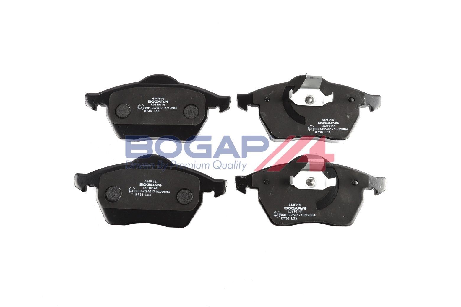 BOGAP L8210144 Brake Pad Set, Disc Brake