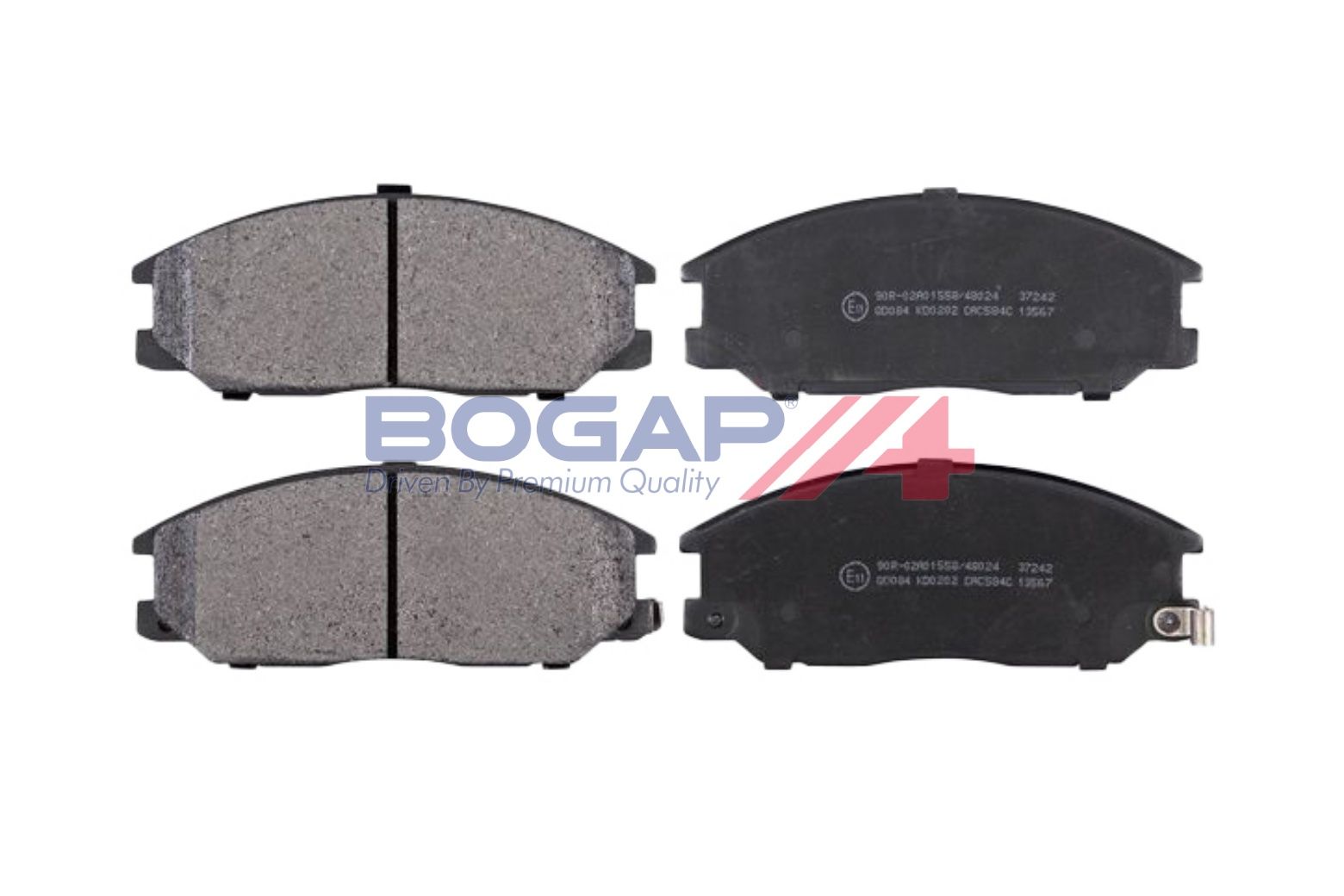 BOGAP Y8210289 Brake Pad Set, Disc Brake