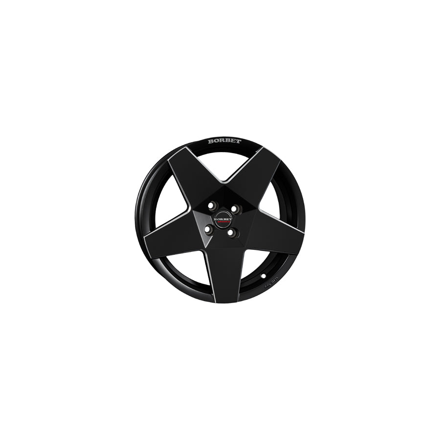 Borbet A neu 7.5x17 ET35 A 75735100464,1BM Matt Black Wheel