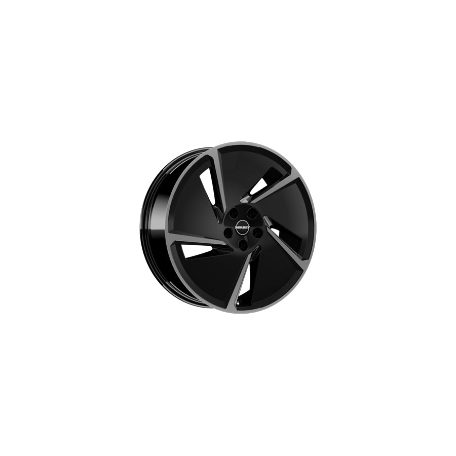 Borbet AE 7.5x20 ET45 AE 752045112572,5BP Black Polished Wheel