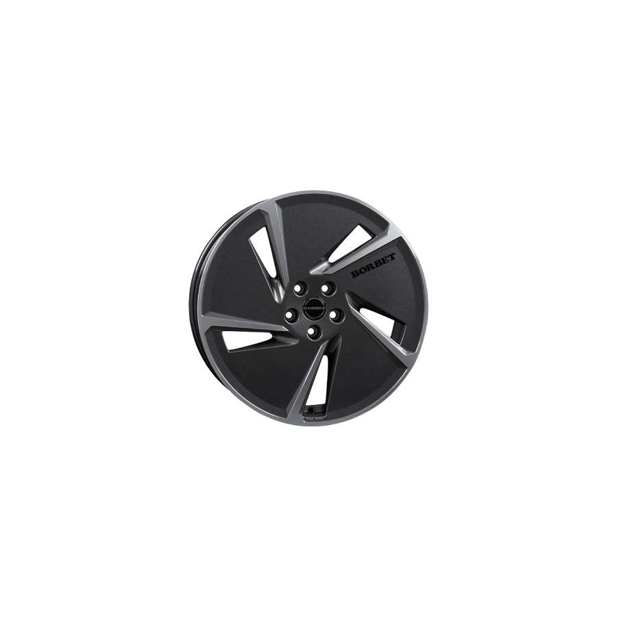 Borbet AE 7.5x20 ET50 AE 752050114,3572,5MAP Mistral Anthracite Glossy Polished Wheel