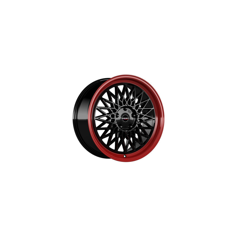 Borbet B 8x18 ET45 B 80845112566,5BRR Black Rim Red Wheel