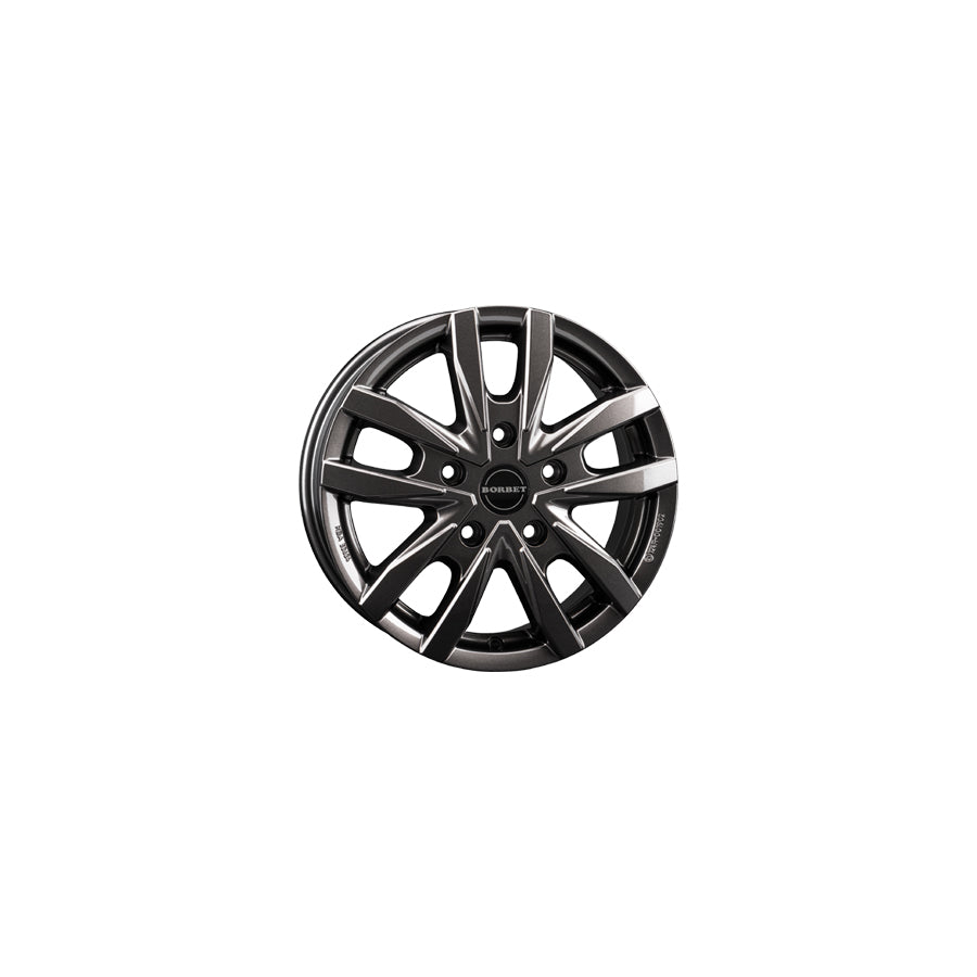 Borbet CW5 6.5x16 ET60 CW5 65660120565,1MAG/T Mistral Anthracite Glossy Wheel