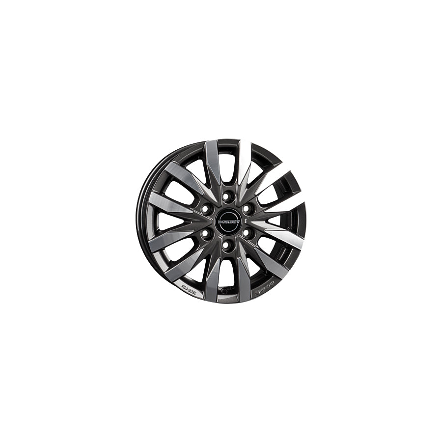 Borbet CW6 6.5x16 ET54 CW6 65654130684,1MAGP/T Mistral Anthracite Glossy Polished Wheel