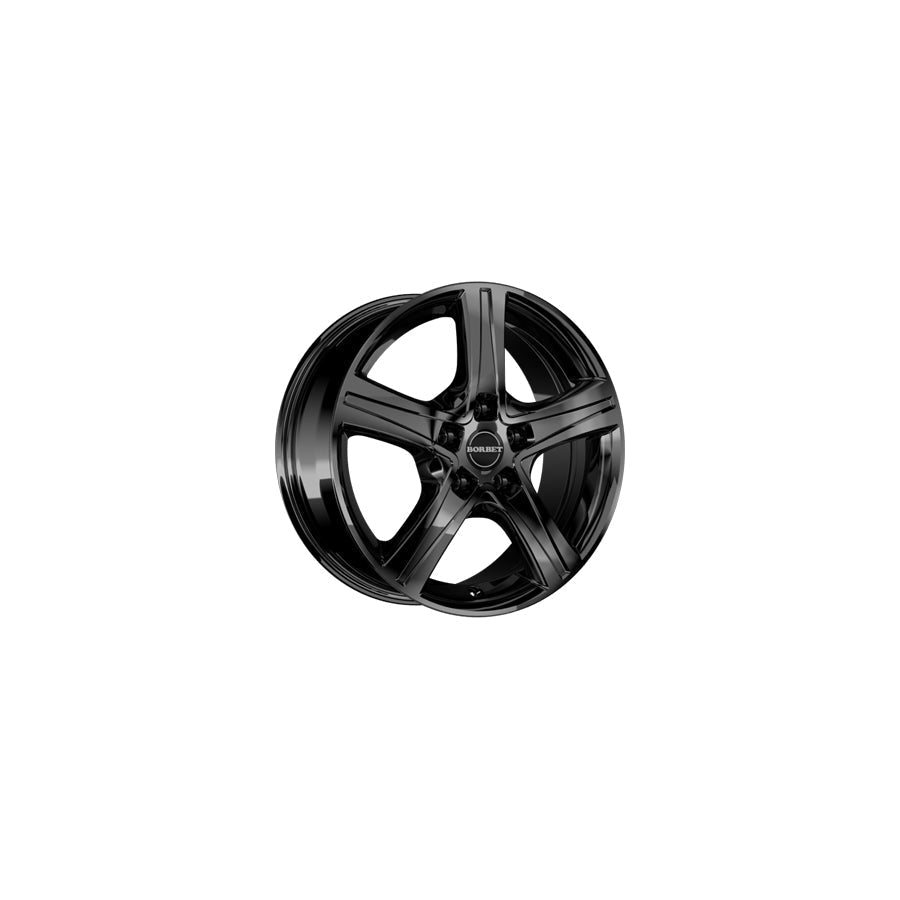 Borbet CWD 7x17 ET55 CWD 70755120565,1BG Glossy Black Wheel