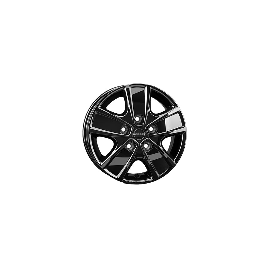Borbet CWG 6x16 ET68 CWG 60668118571,1BG Glossy Black Wheel