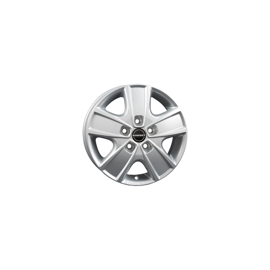 Borbet CWG 6x16 ET68 CWG 60668118571,1KS Crystal Silver Wheel
