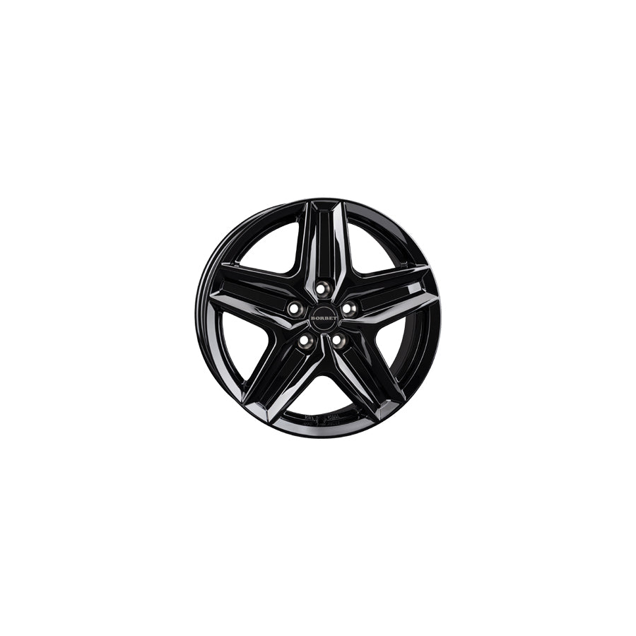 Borbet CWZ 7.5x18 ET53 CWZ 75853130578,1BG Glossy Black Wheel