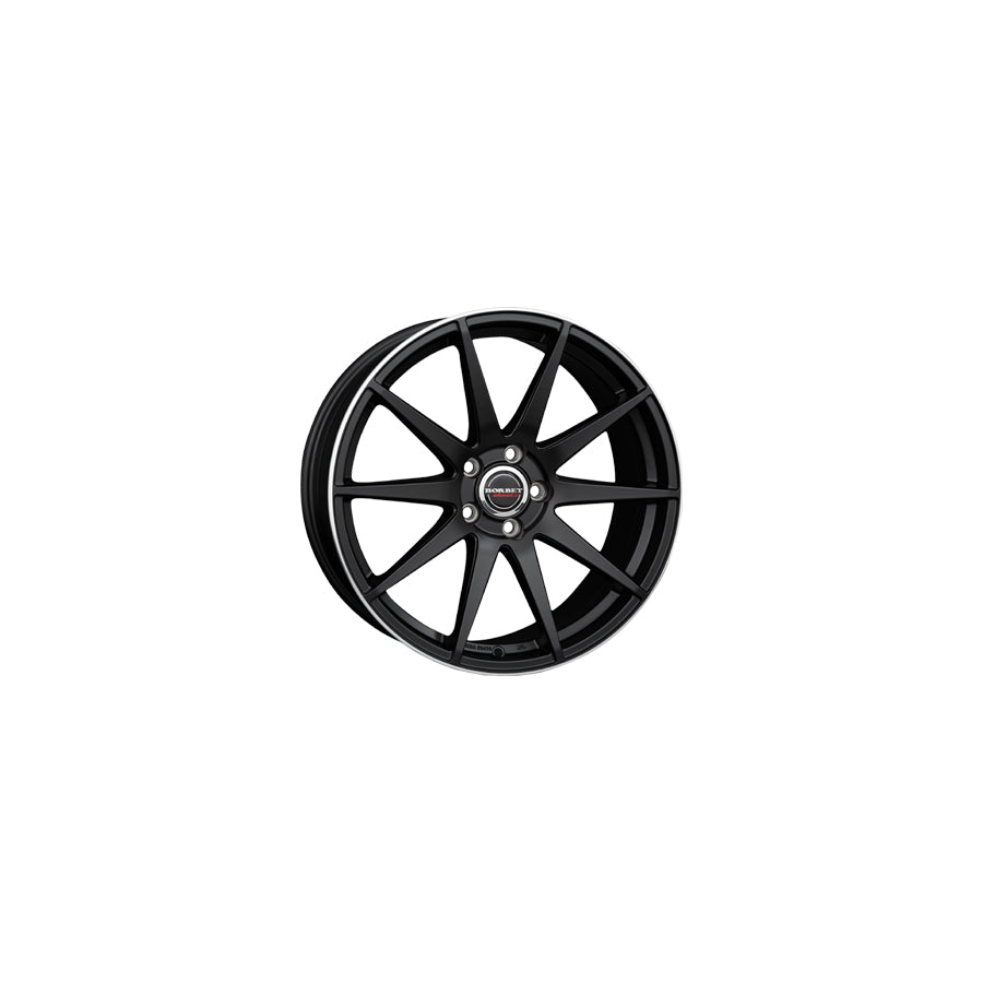 Borbet GTX 8.5x20 ET25 GTX 852025120572,5BRPM Matt Black Rim Polished Wheel