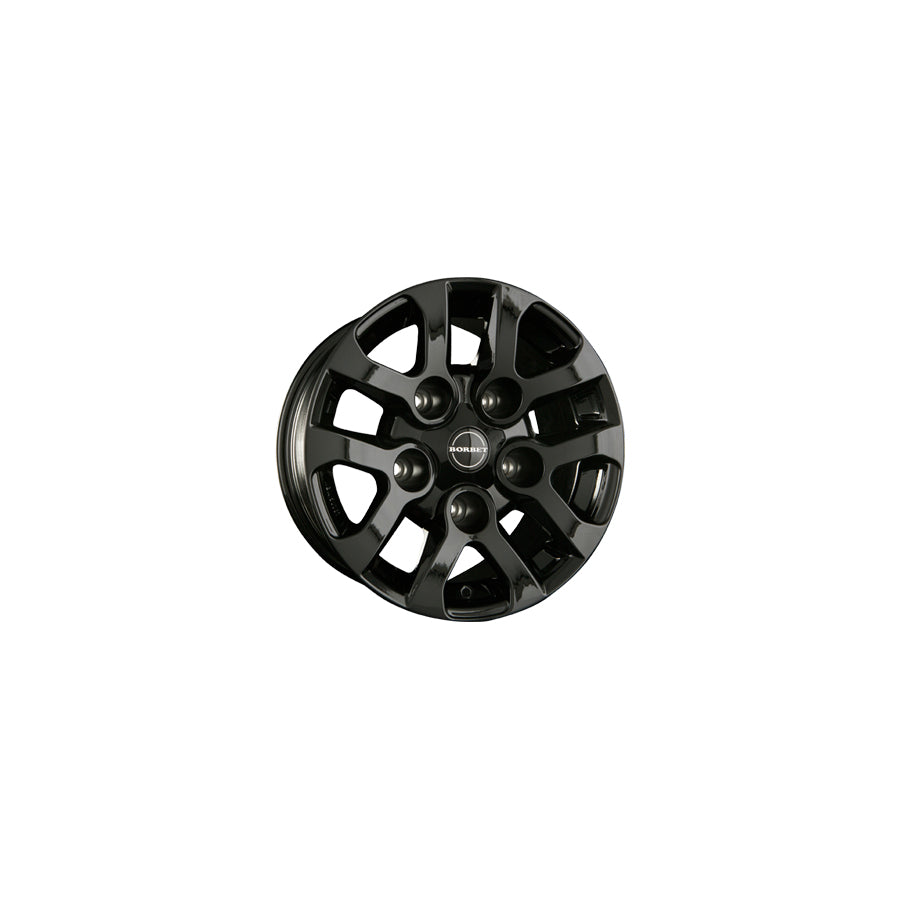 Borbet LD 8x16 ET5 LD 8065165,15113BG Glossy Black Wheel