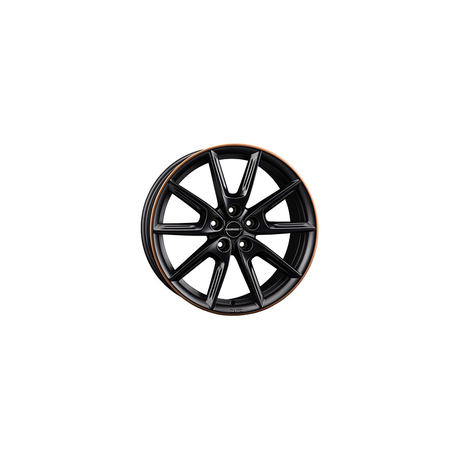 Borbet LX18 8x18 ET40 LX18 80840112566,6BMRC Black Matt Rim Copper Wheel