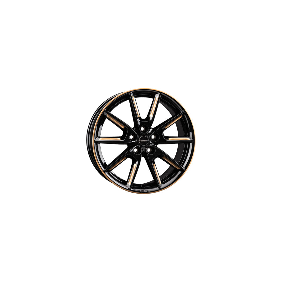 Borbet LX18 8x18 ET48 LX18 80848114,3572,5BGGSR Black Glossy Gold Spoke Rim Wheel