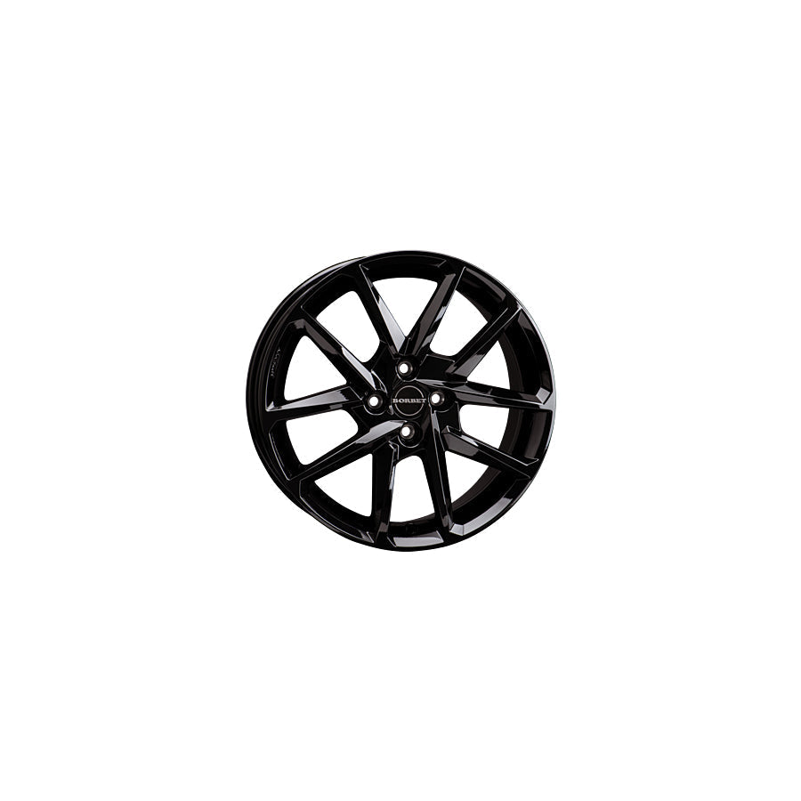 Borbet N 7x17 ET44 N 70744100464,0BG Glossy Black Wheel