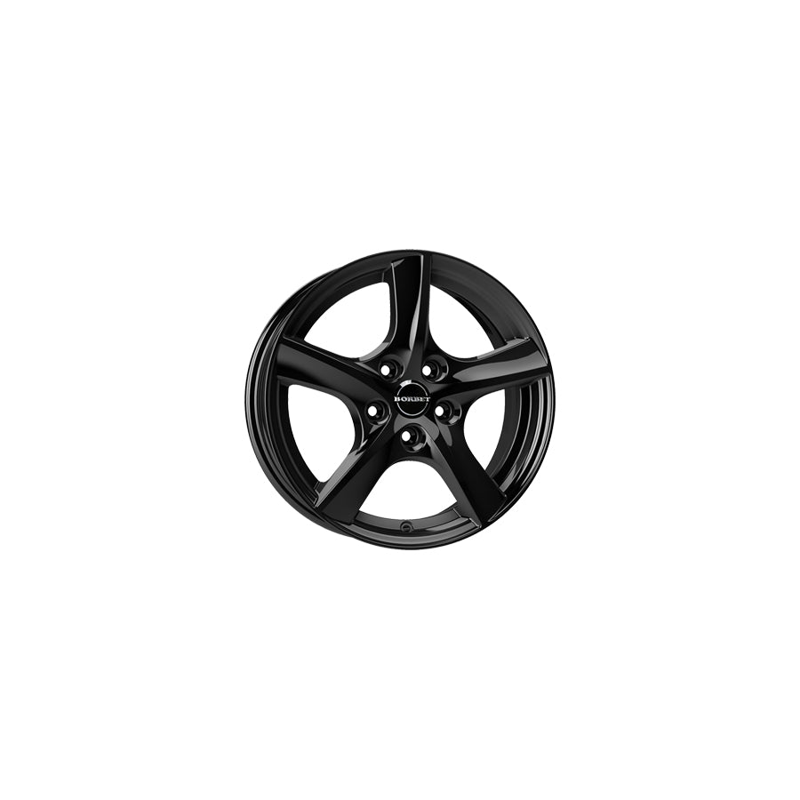 Borbet TL 6.5x16 ET46 TL 65646112557,1BG/T Glossy Black Wheel