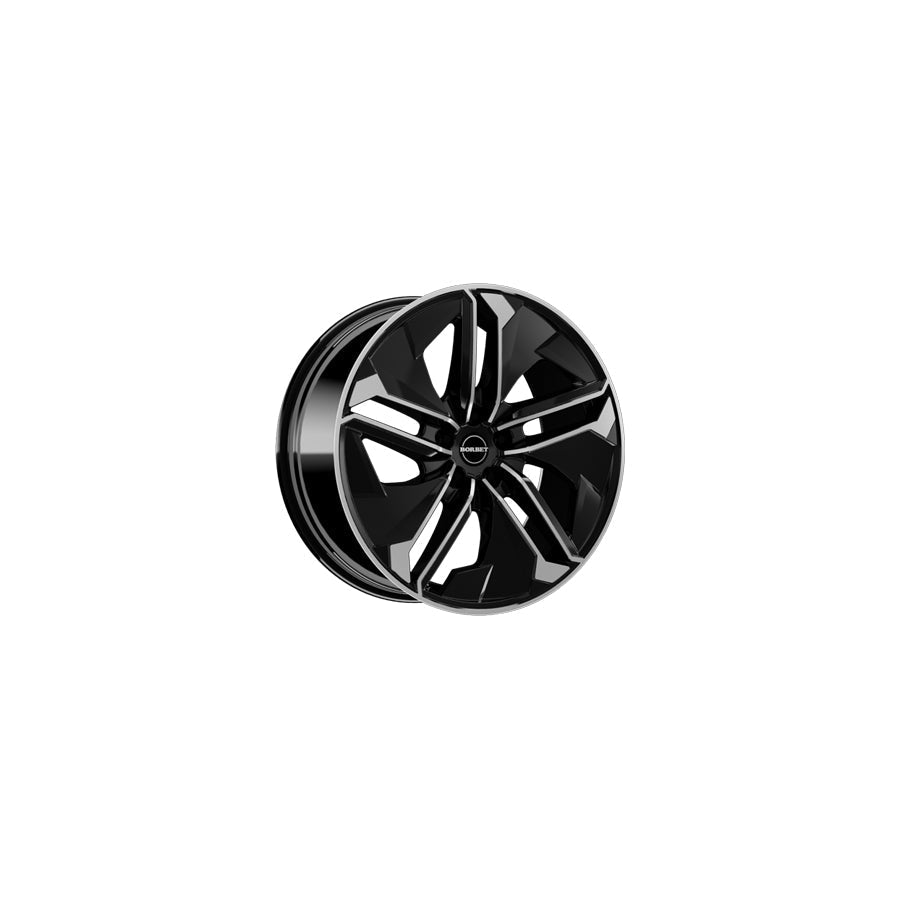 Borbet TX 9x21 ET45 TX 902145112566,5BPG Black Glossy Polished Wheel