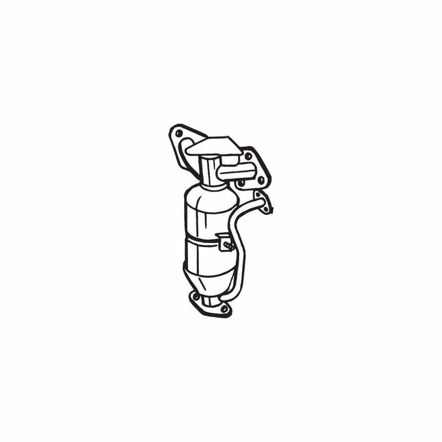 Bosal 090-196 Catalytic Converter for Toyota Yaris II Hatchback (Xp9)