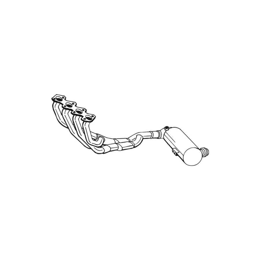 Bosal 099-776 Catalytic Converter Suitable for Mercedes-Benz A-Class (W168)