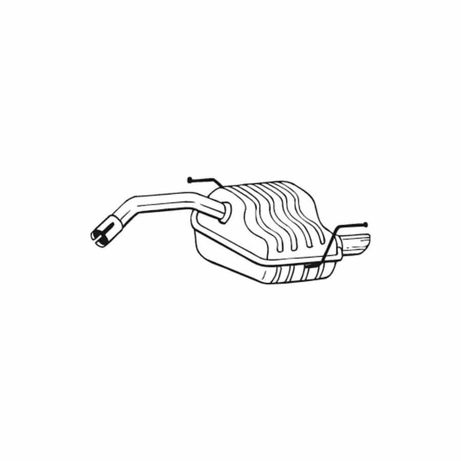Bosal 100-169 Rear Silencer for Alfa Romeo 147 (937)