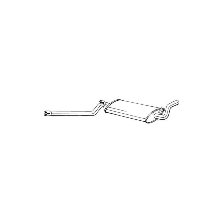 Bosal 105-019 Middle Silencer