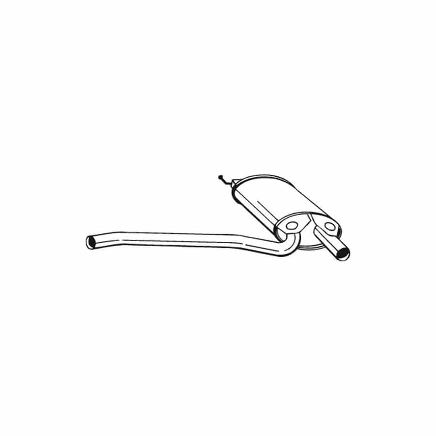 Bosal 105-167 Middle Silencer for Audi A4