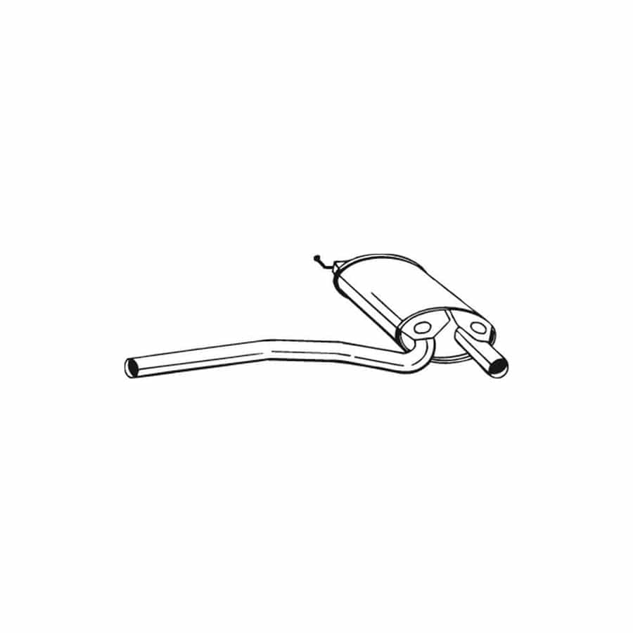 Bosal 105-563 Middle Silencer for Audi A4
