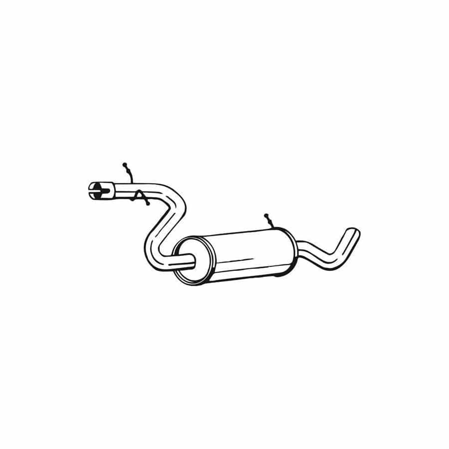 Bosal 105-877 Middle Silencer
