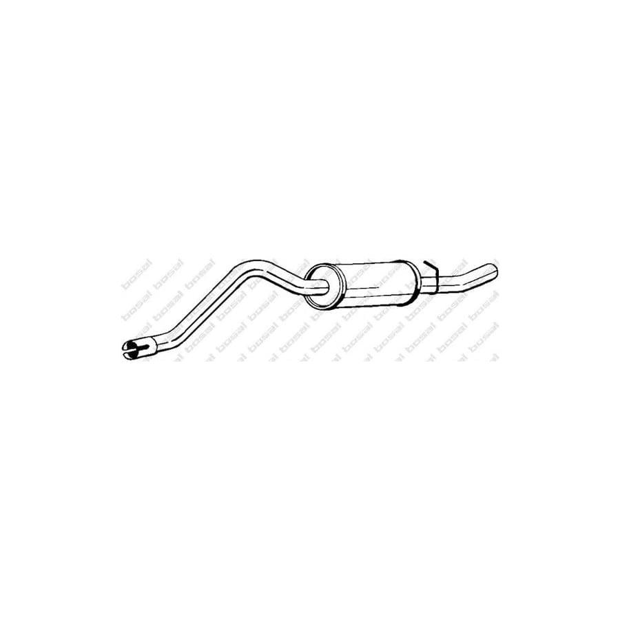 Bosal 115-541 Rear Silencer for Austin Maestro (XC)