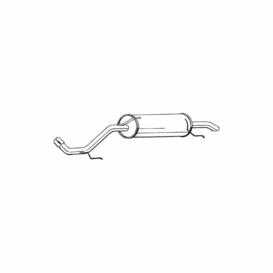 Bosal 115-769 Rear Silencer for Rover 100 / Metro Hatchback (Xp)