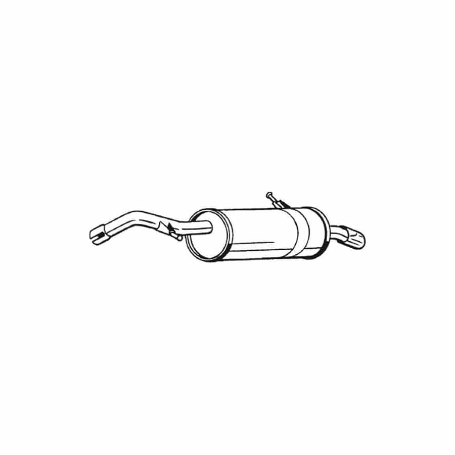 Bosal 135-043 Rear Silencer for Citroen C2