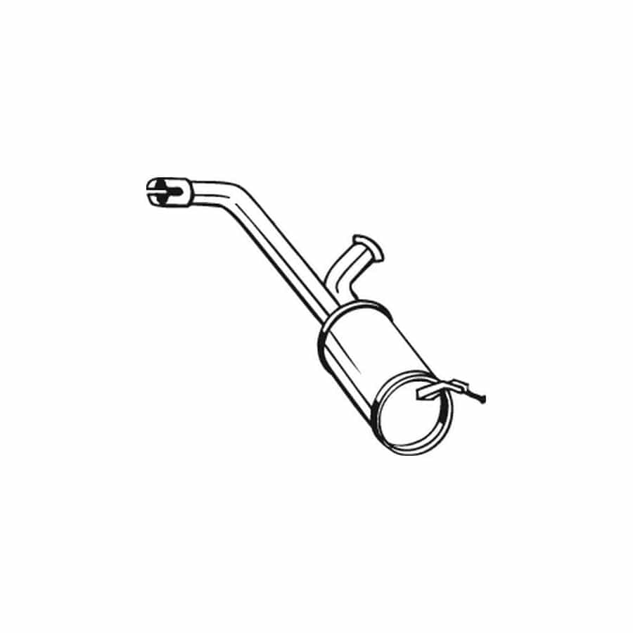 Bosal 135-095 Middle Silencer