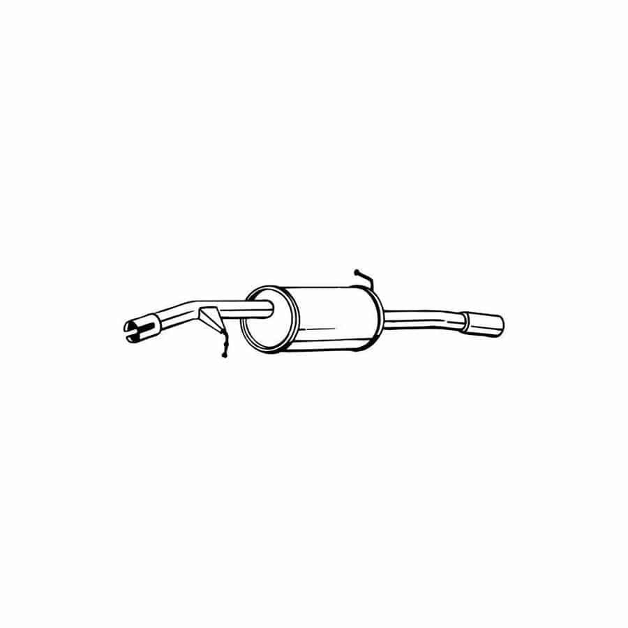 Bosal 135-123 Rear Silencer for Citroen C3 II (Sc)