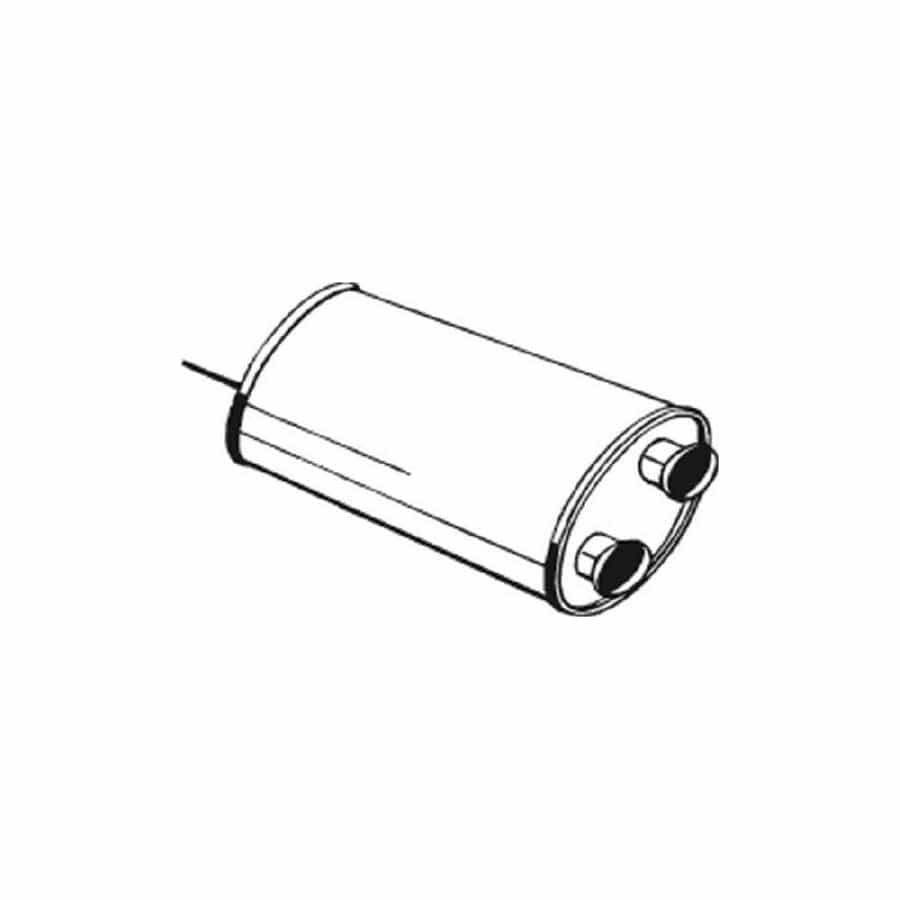 Bosal 135-531 Middle Silencer for Citroen Bx