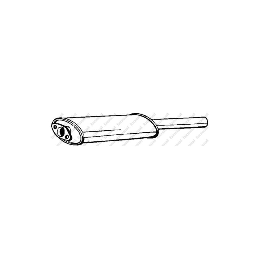Bosal 135-593 Front Silencer for Citroen Visa Hatchback