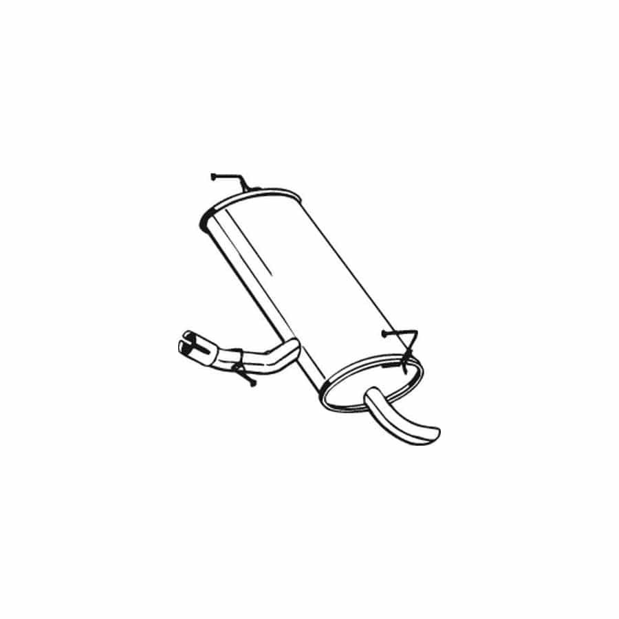 Bosal 145-201 Rear Silencer for Nissan Qashqai