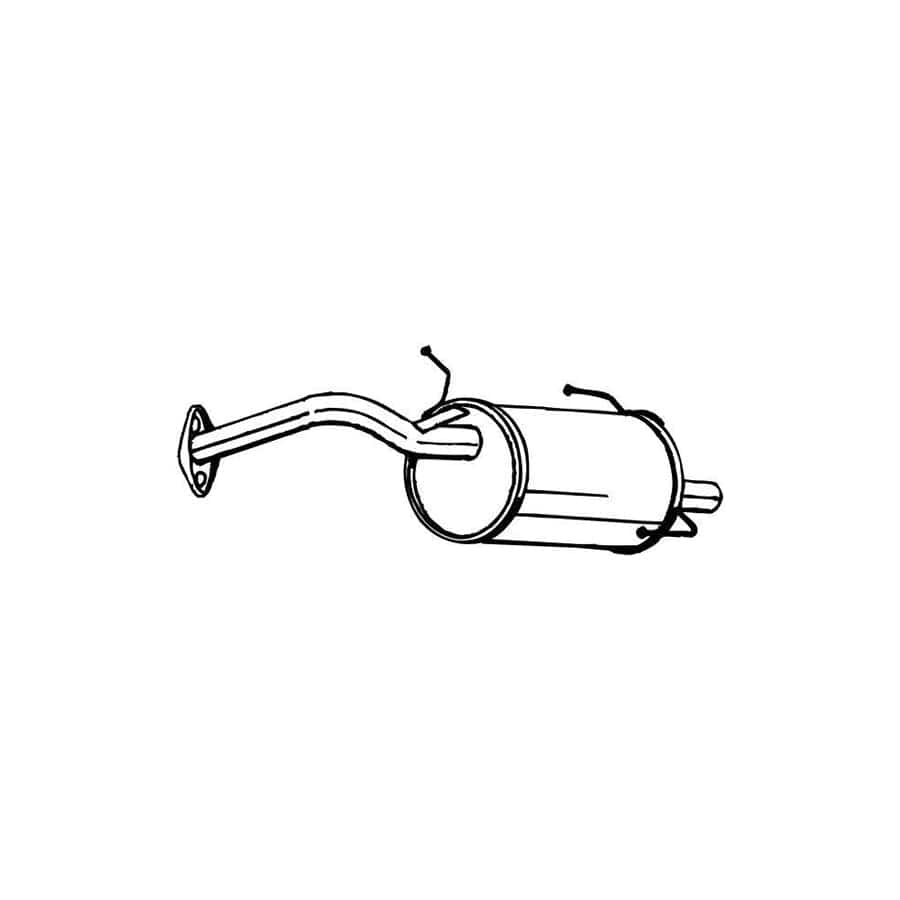 Bosal 145-333 Rear Silencer for Nissan Micra II Hatchback (K11)