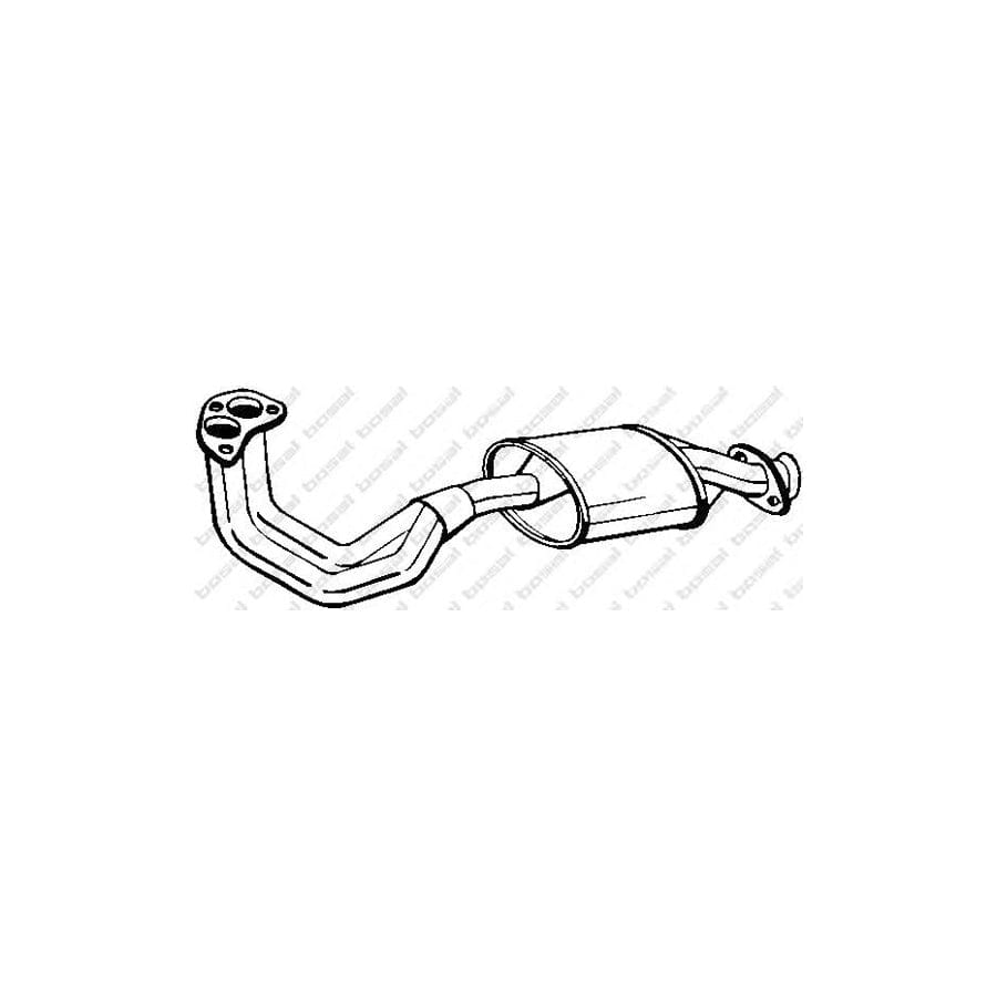 Bosal 154-001 Front Silencer for Ford Escort