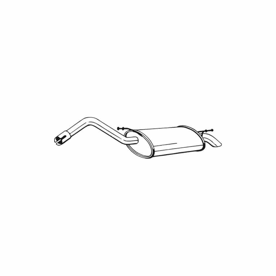 Bosal 154-065 Rear Silencer for Ford Fiesta