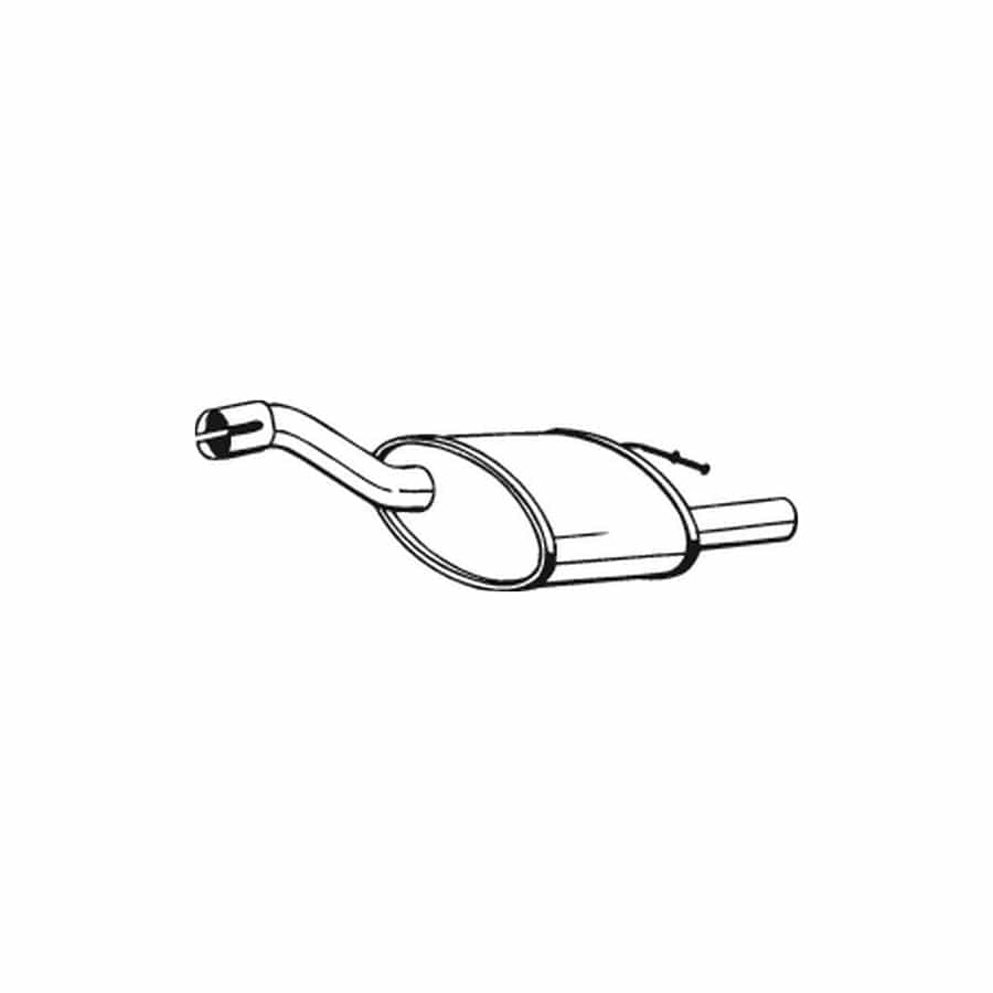 Bosal 154-211 Rear Silencer for Ford Focus Mk1 Hatchback (Daw, Dbw)