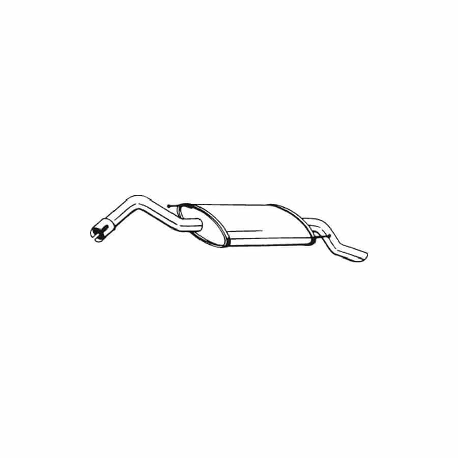 Bosal 154-273 Rear Silencer for Ford Fiesta