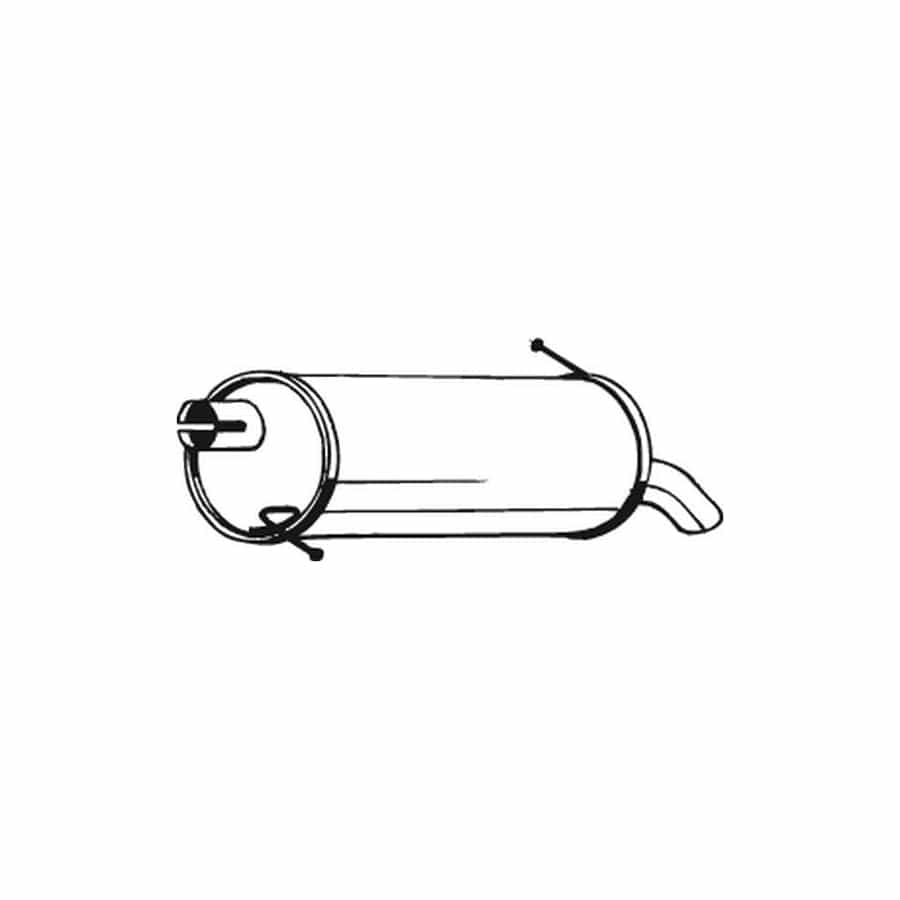 Bosal 154-323 Rear Silencer for Ford Galaxy Mk1 (Wgr) Mpv