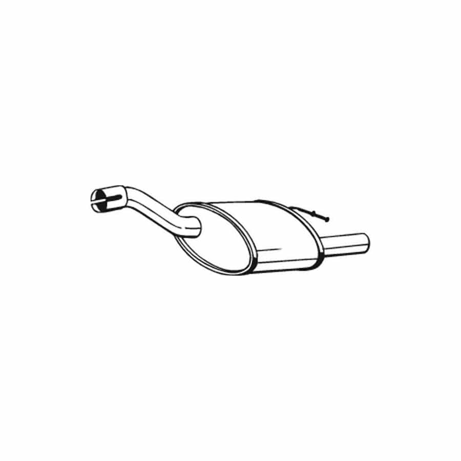 Bosal 154-371 Rear Silencer for Ford Focus Mk1 Hatchback (Daw, Dbw)