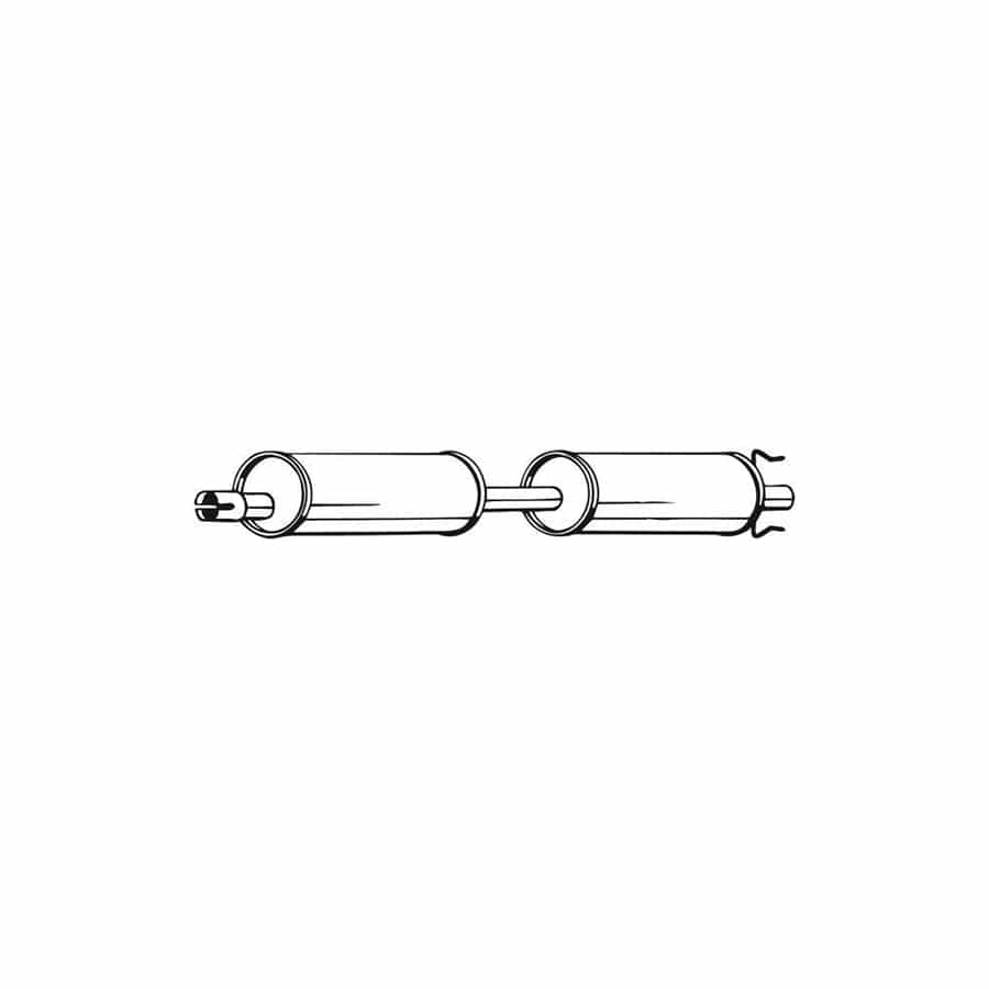 Bosal 154-457 Middle Silencer for Ford Transit